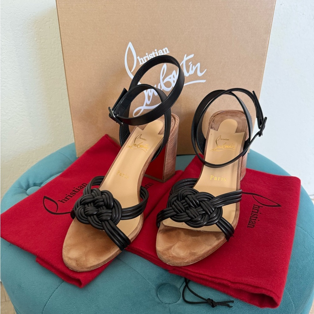 Christian Louboutin Black Women's Sandals
